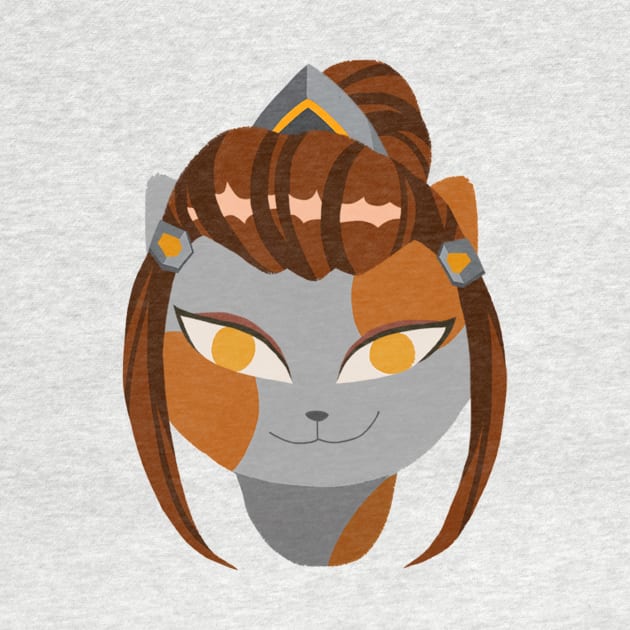 Overwatch Cats Brigitte by DebbieMongrel